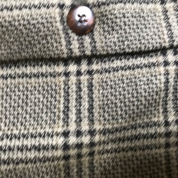 Moores Plaid Tweed Vest Men’s Size M – Grey Check Button Front Lined - Picture 13 of 14